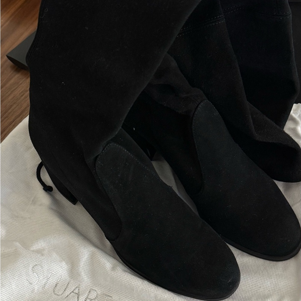Stuart Weitzman Yulianaland 60MM Leather Over-The-Knee Boots